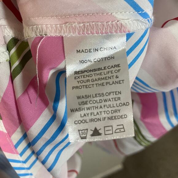 Hill House NWT The Gigi Dress Rainbow Stripe Ruffle Tiered Mini Dress Sz XXL - Picture 11 of 12